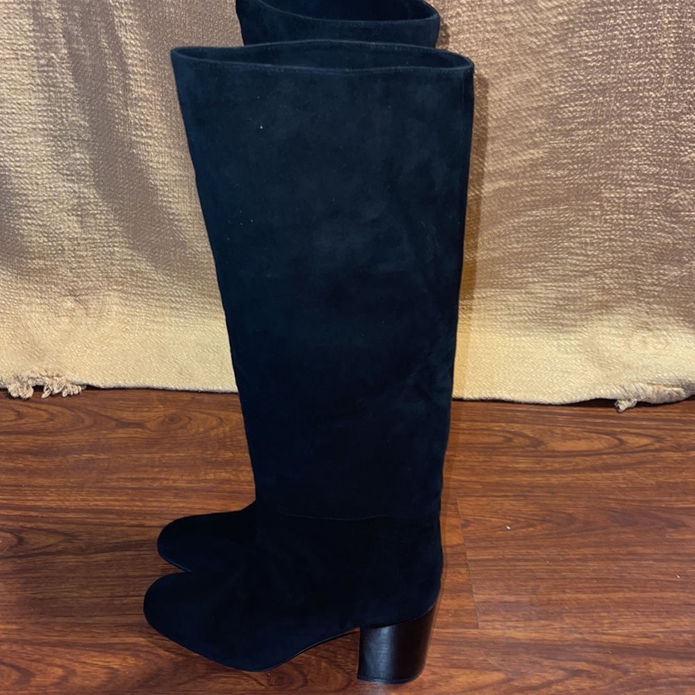 👠Stuart Weitzman Black Heeled Boots NWT👠 - Picture 3 of 7